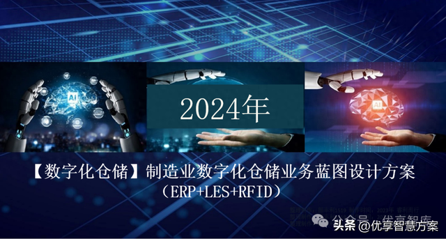 【数字化仓储】制造业数字化仓储业务蓝图设计方案：ERP+LES+RFID