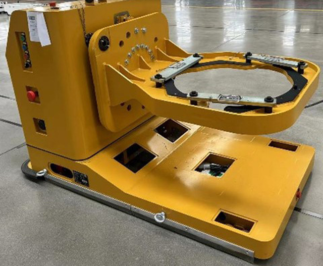 新能源汽车用驱动电机与变速器装配AGV设计及应用