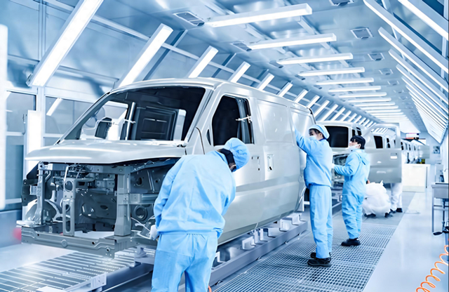 工业射频rfid应用案例：南通某汽车涂装装配线体加工