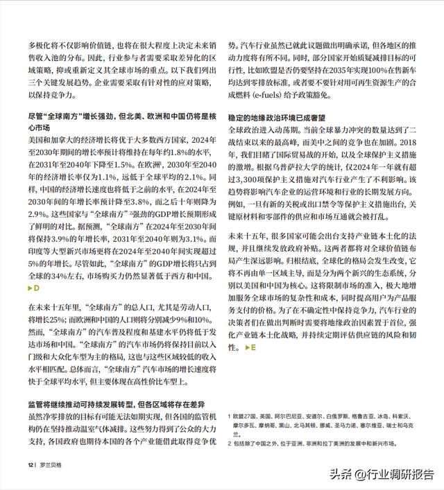 2040年全球汽车行业前景展望：自动驾驶、AI、大数据、智能与电动